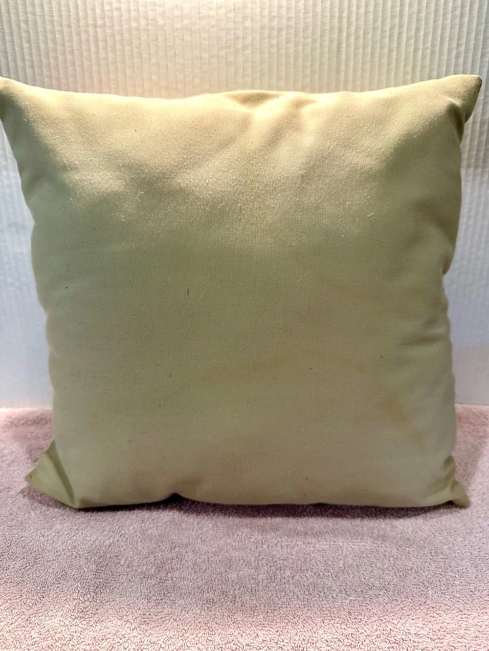 Mother’s Day Decorative Throw Pillow in Pink and Cream 14x14